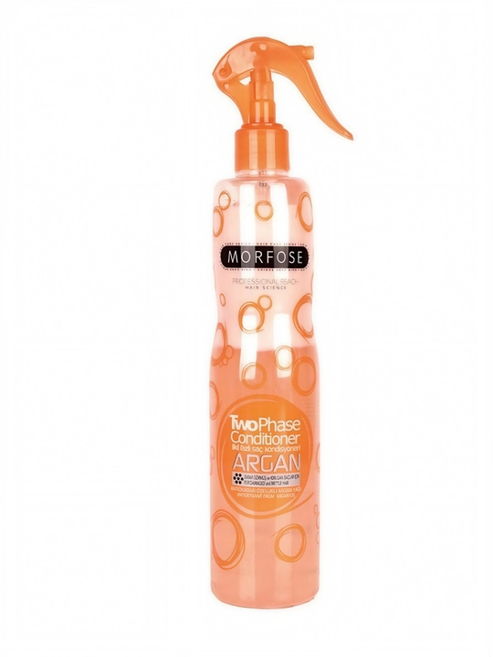 Ikki fazali yuvilmaydigan soch sprey konditsioneri MORFOSE 400 ml