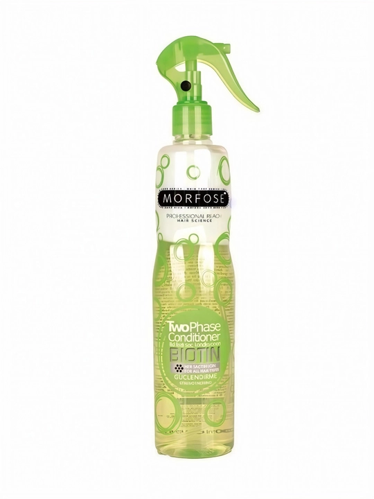 Ikki fazali yuvilmaydigan soch sprey konditsioneri MORFOSE 400 ml