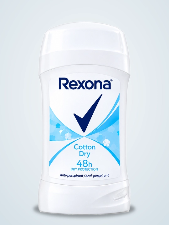 Rexona Cotton Dry antiperspirant-stik — 48 soat quruq teri va yengil paxta hidi