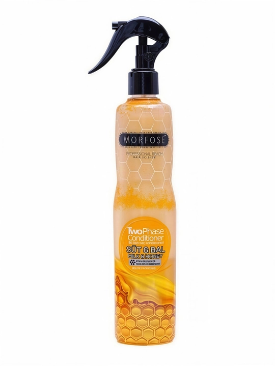 Ikki fazali yuvilmaydigan soch sprey konditsioneri MORFOSE 400 ml