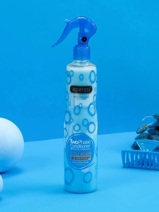 Ikki fazali yuvilmaydigan soch sprey konditsioneri MORFOSE 400 ml
