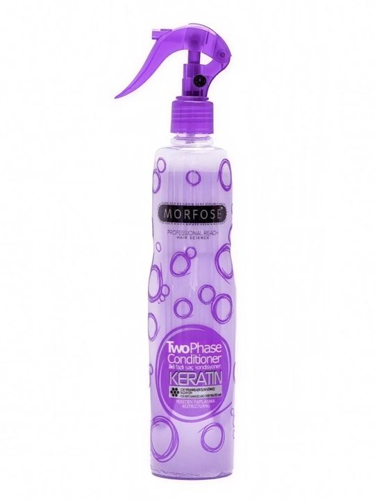 Ikki fazali yuvilmaydigan soch sprey konditsioneri MORFOSE 400 ml