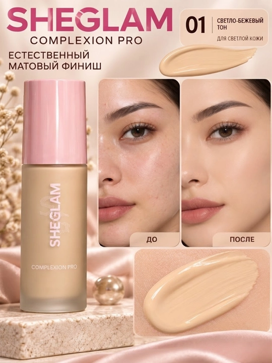 SHEGLAM Complexion Pro tonal kremi, 30 ml