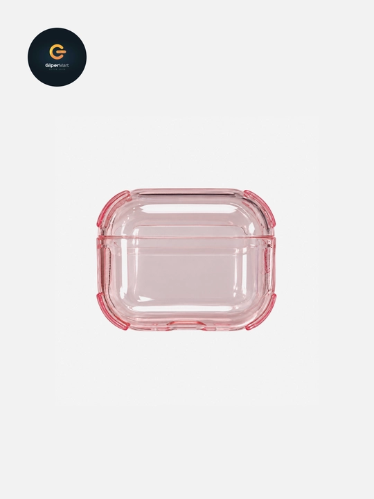 Чехлы для наушников AirPods Pro 3, AirPods 4 Eggshell силиконовый прозрачный с карабином