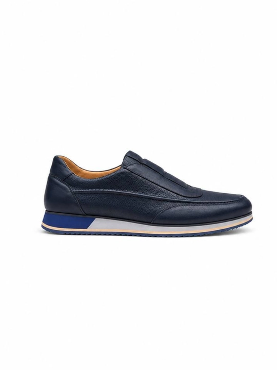Erkaklar uchun tabiiy charm slip-on krossovka — Velikan razmer 45–47