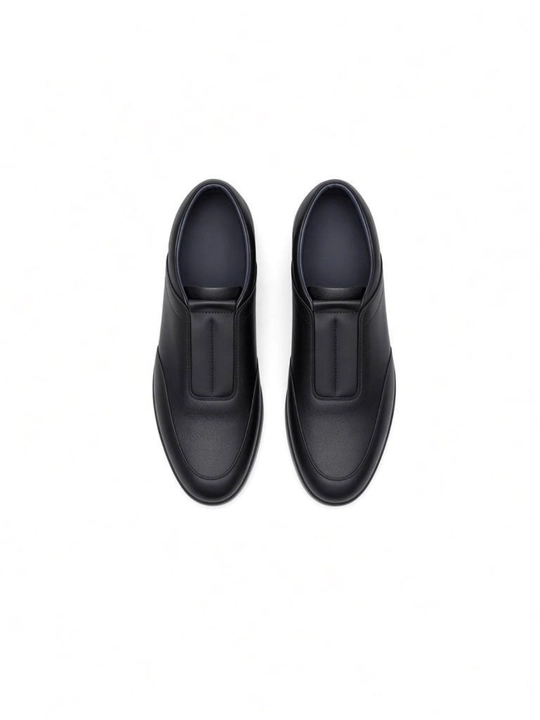 Erkaklar uchun tabiiy charm slip-on krossovka — Velikan razmer 45–47
