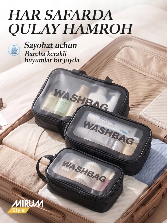 Kosmetik sumka WASHBAG, organayzer kosmetika uchun, kasmetika sumkasi