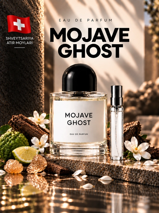 Byredo Mojave Ghost unisex mini atir, atirlar ayollar va erkaklar uchun, Shveytsariya - 