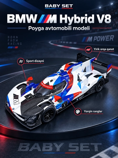 Aston Martin Valkyrie 1:23 CCA metall modeli, kolleksion - 
