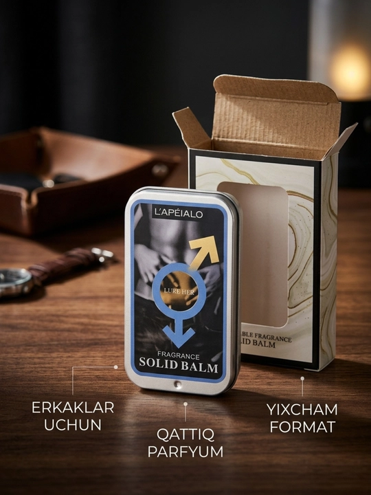 Твёрдые духи L’APÉIALO Mysterious 2 варианта - 