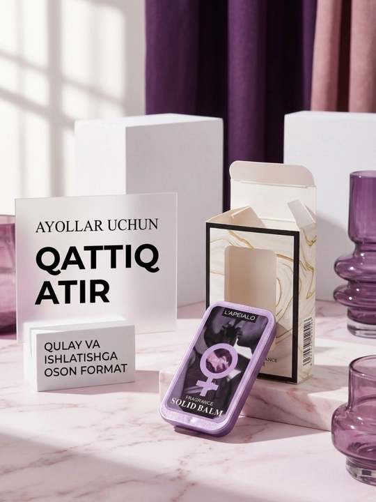 Твёрдые духи L’APÉIALO Mysterious 2 варианта - 