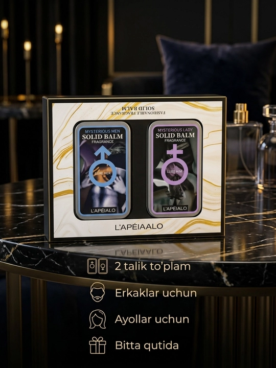 Qattiq atir L’APÉIALO Mysterious 2 xil variant