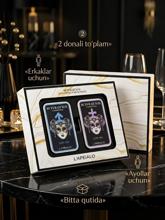 Qattiq atir L’APÉIALO Mysterious 2 xil variant