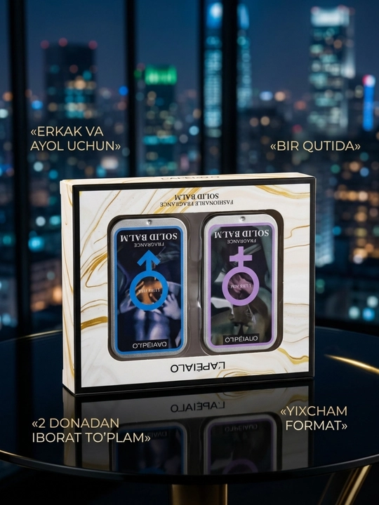 Qattiq atir L’APÉIALO Mysterious 2 xil variant