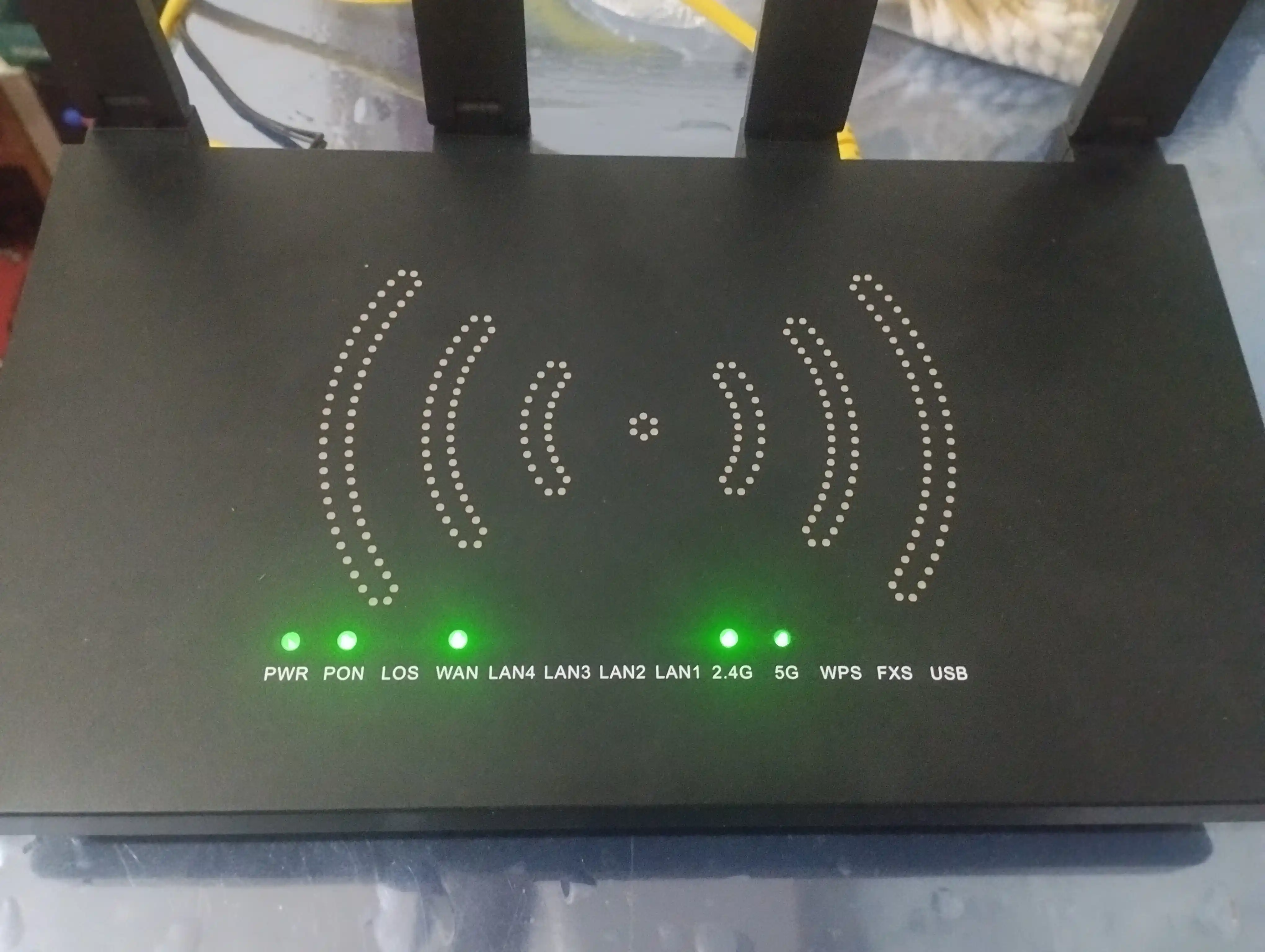 AX3000 XPON WAN va GPON router Uztelecomga mos