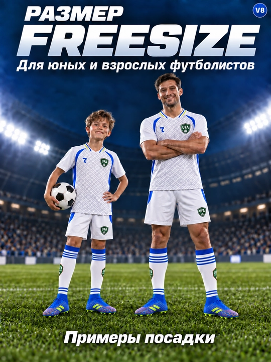 Bolalar va kattalar uchun sport futbol getralari, 1-3 juftlik to‘plam