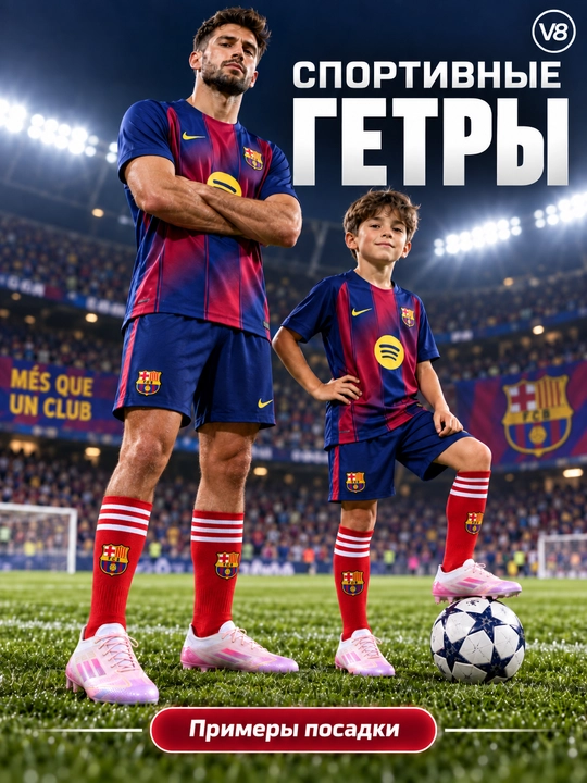 Bolalar va kattalar uchun sport futbol getralari, 1-3 juftlik to‘plam