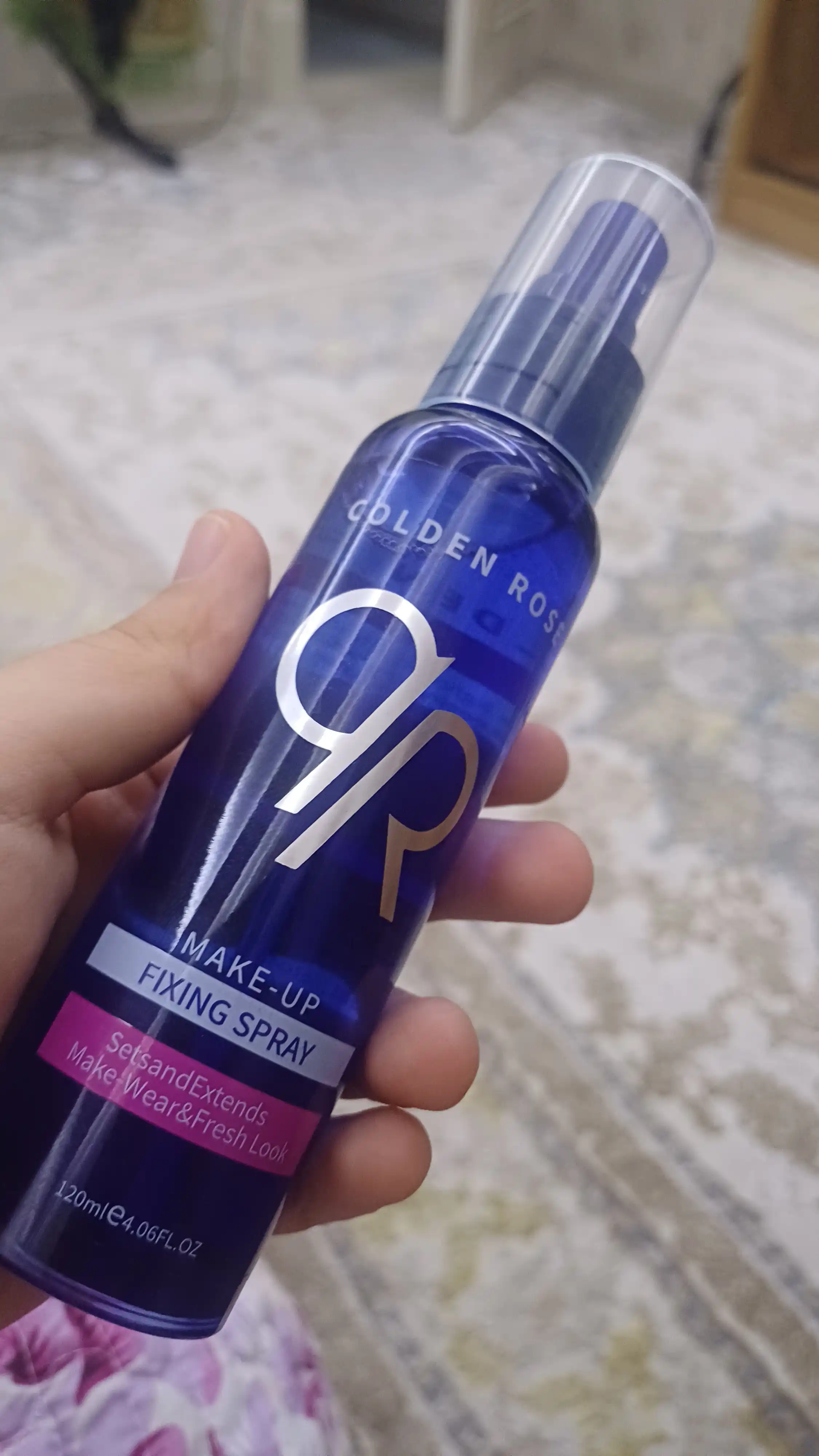 Golden rose Спрей для фиксации макияжа MAKE-UP FIXING SPRAY, 120 мл