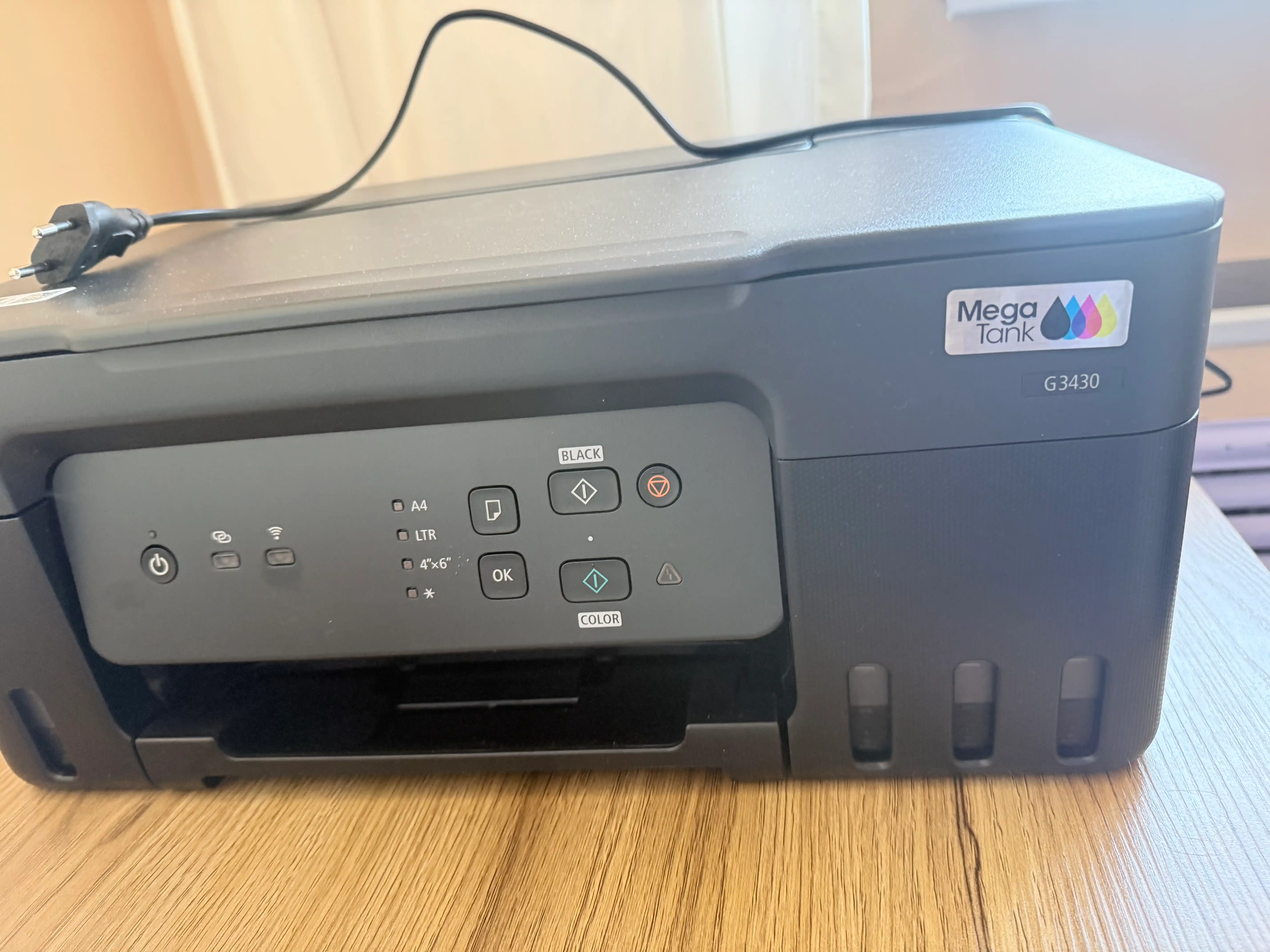 Rangli printer Canon PIXMA G3430, 3 tasi 1 da, Wi - Fi yoqilgan