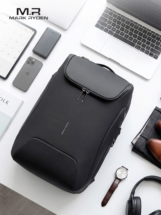 Рюкзак Mark Ryden MR9100 c Bluetooth трекером, двусторонний кодовый замок TSA, мужской