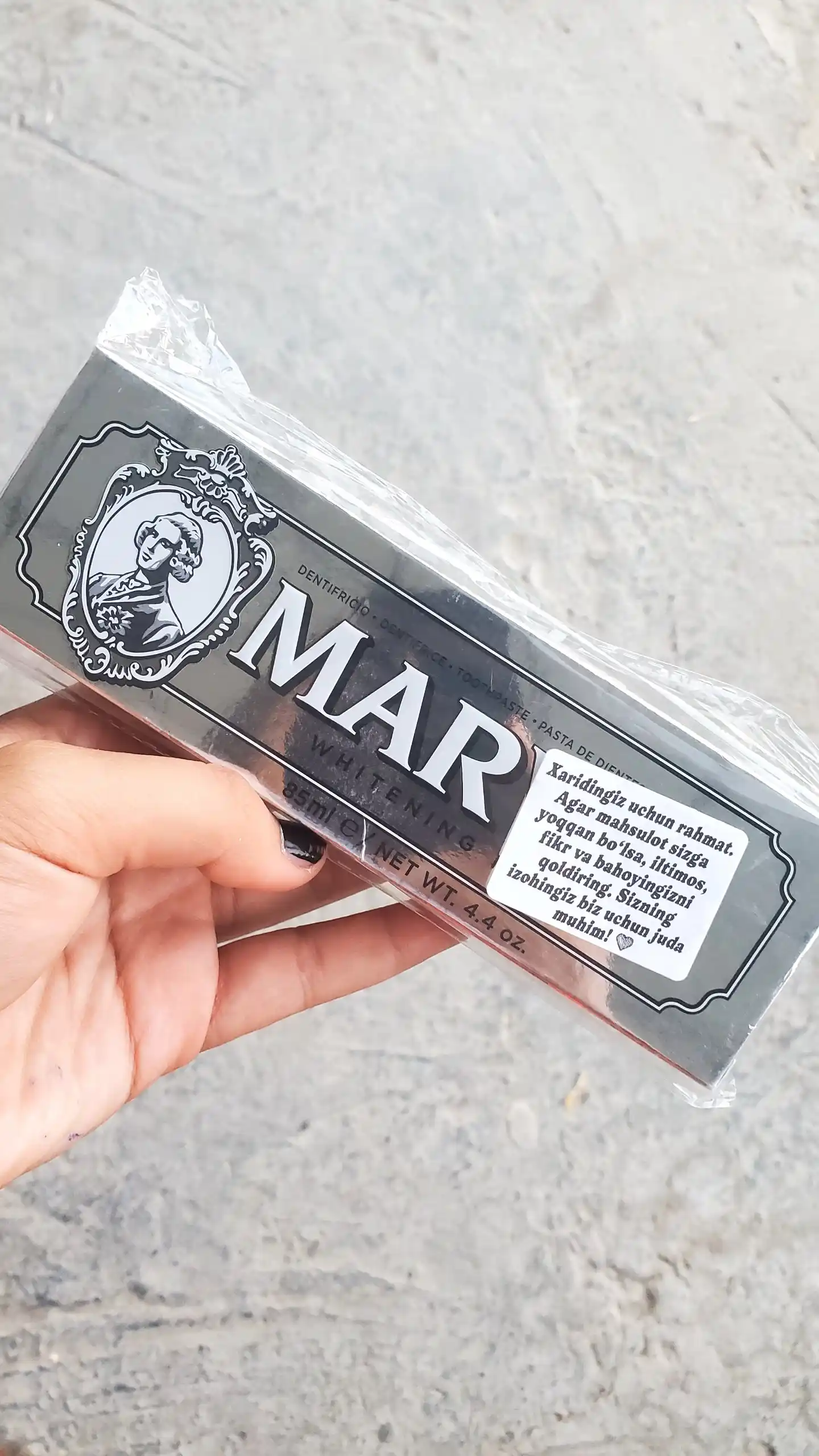 Зубная паста с отбеливающим эффектом, MARVIS Amarelli Licorice Mint, 85 мл