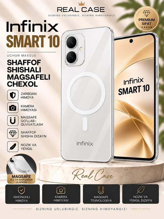 Чехол для смартфона Infinix Smart 10, Tecno Spark Go 2