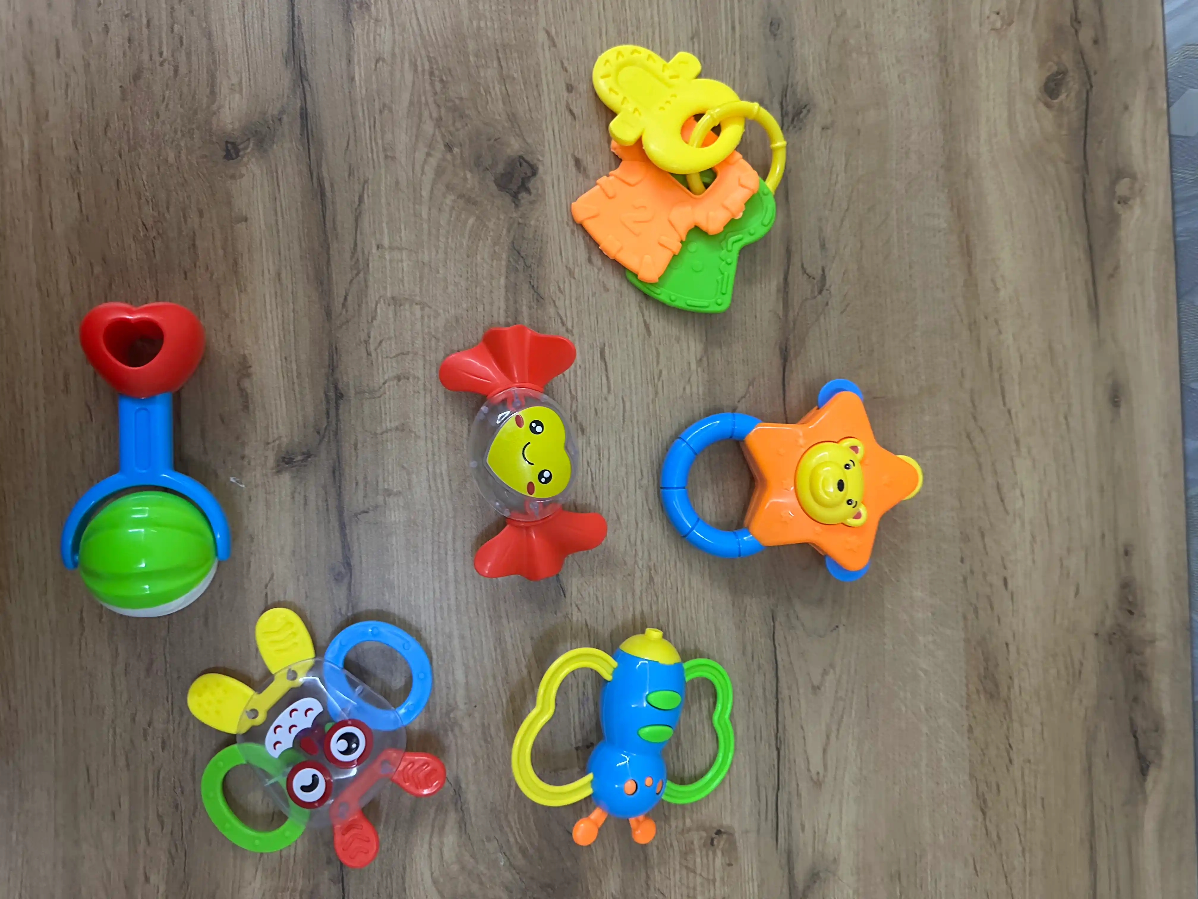 Набор погремушек для малышей Baby Rattle 0M+, развивающие игрушки