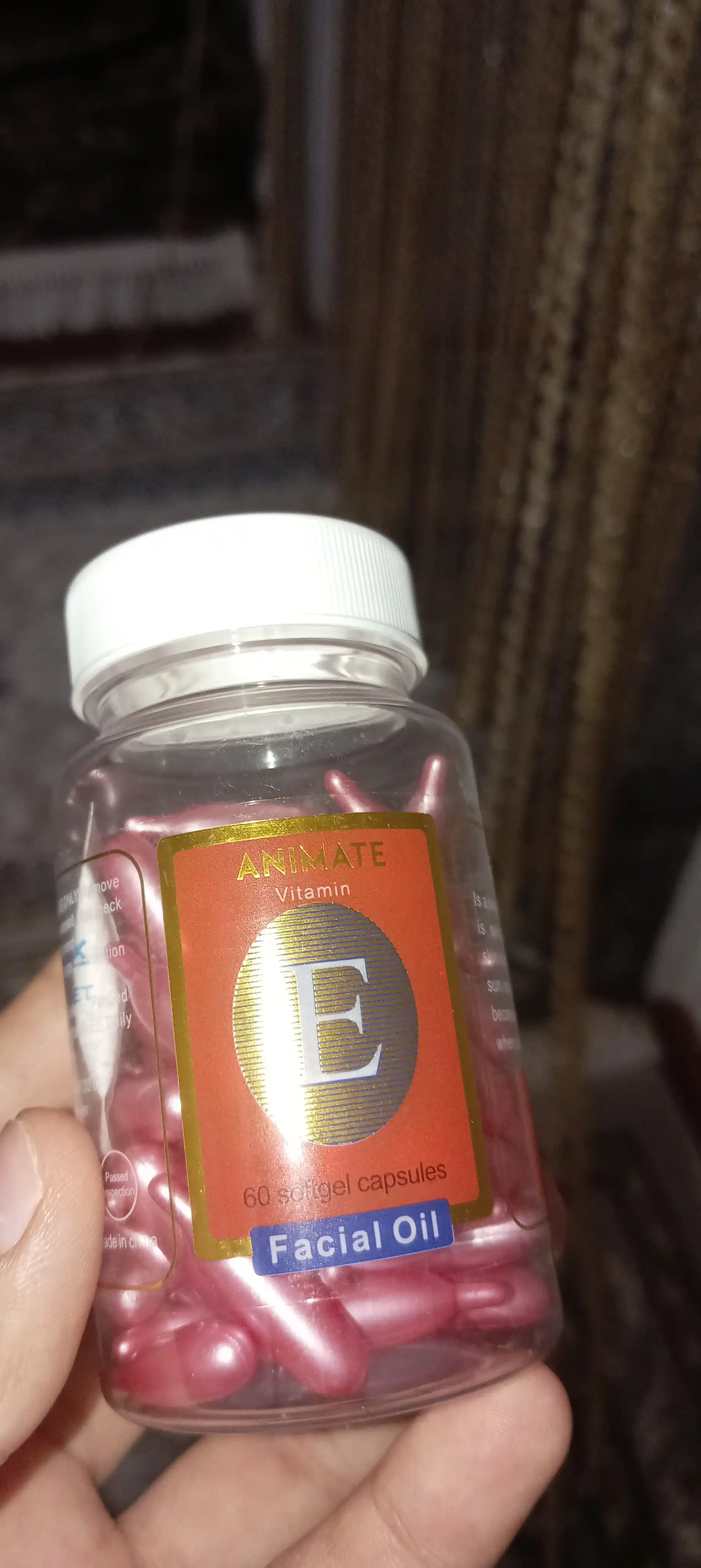 Масло для кожи лица Animate Face Oil, с витамином Е