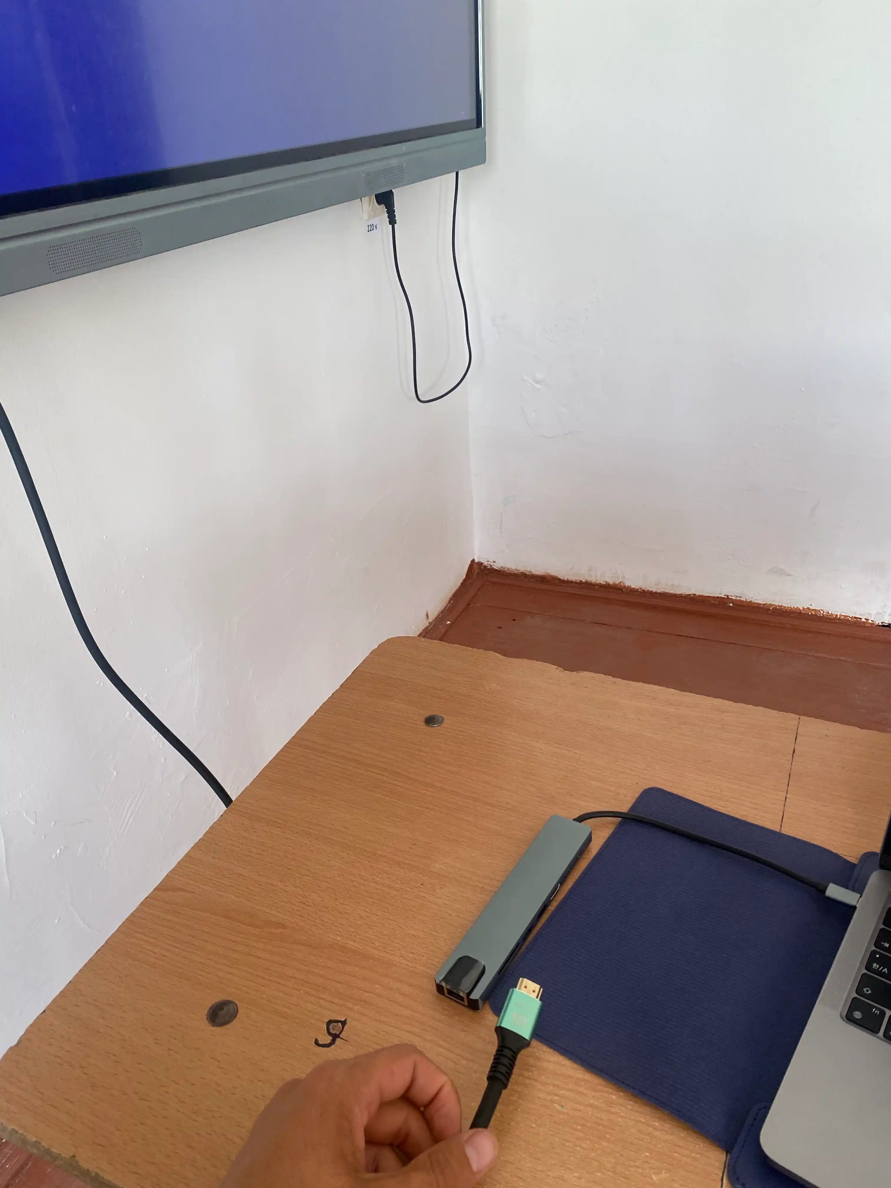 Type-C hab 8 tasi 1 da, Macbook uchun adapter, HDMI, USB, Type-C, MicroSD