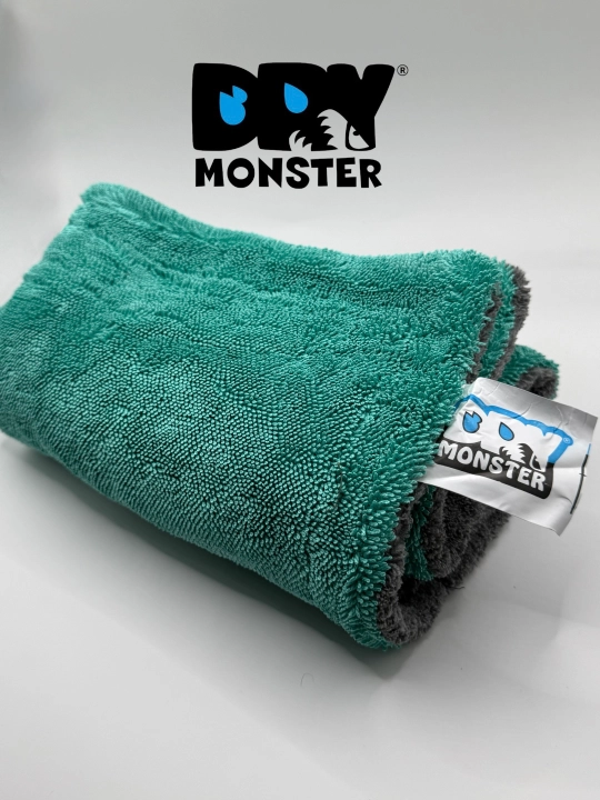 Dry Monster ORG 50x60 см двустороннее полотенц для сушки автомобиля супермикрофибры  плюша