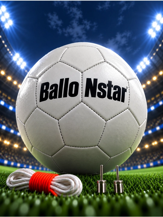 Futbol to‘pi Ball On Star Match Ball, 5-o‘lcham, oq-qora