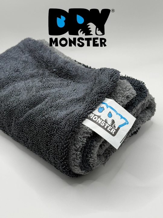 Dry Monster ORG 50x60 см двустороннее полотенц для сушки автомобиля супермикрофибры  плюша