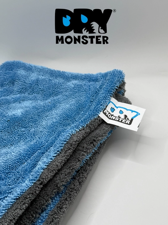 Dry Monster ORG 50x60 см двустороннее полотенц для сушки автомобиля супермикрофибры  плюша