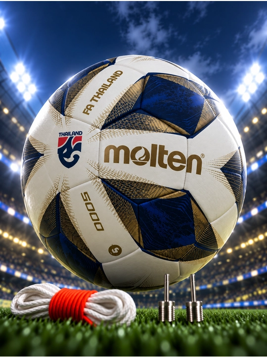 Futbol to‘pi Molten Thailand F5A5000, Professional, 5-o‘lcham, oq-qora