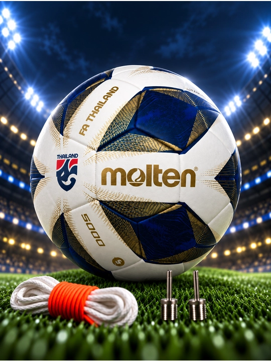 Futbol to‘pi Molten Thailand F5A5000, Professional, 5-o‘lcham, oq-qora - 