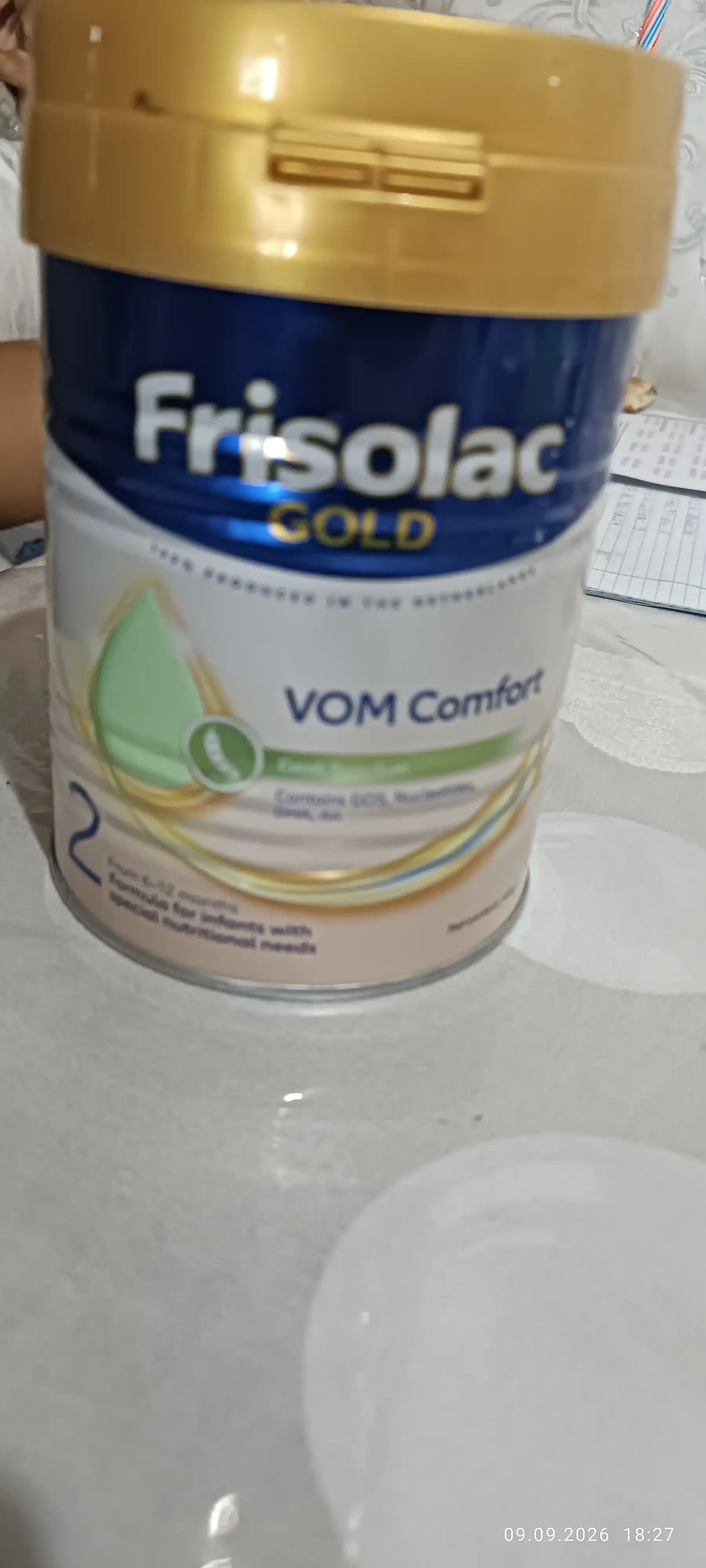 Bolalar uchun aralashmasi Frisolac Gold Vom 2 Comfort, 400 g