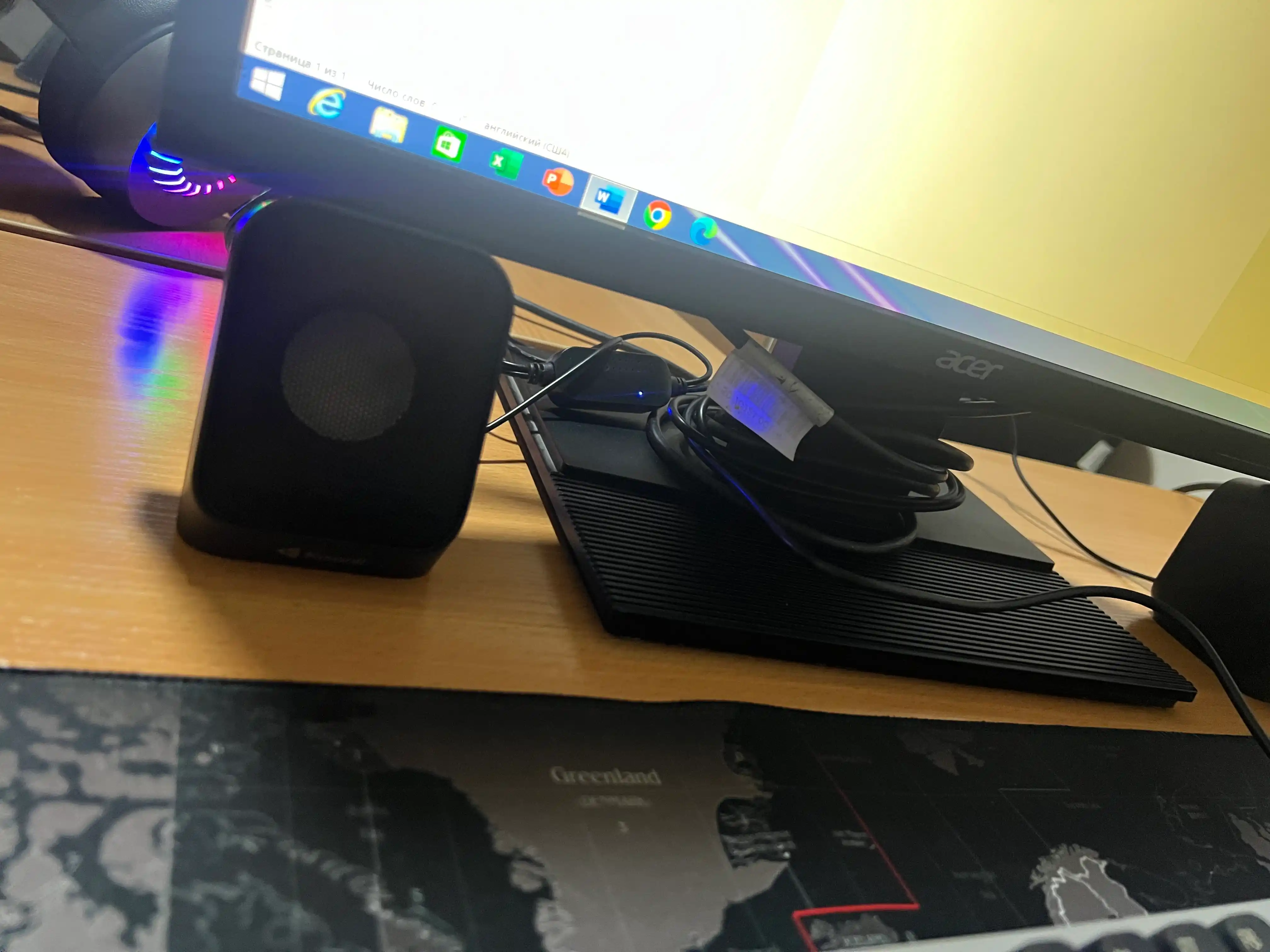 Компьютерные колонки Kisonli A-120 – 6W, 2.0 Stereo, питание от USB