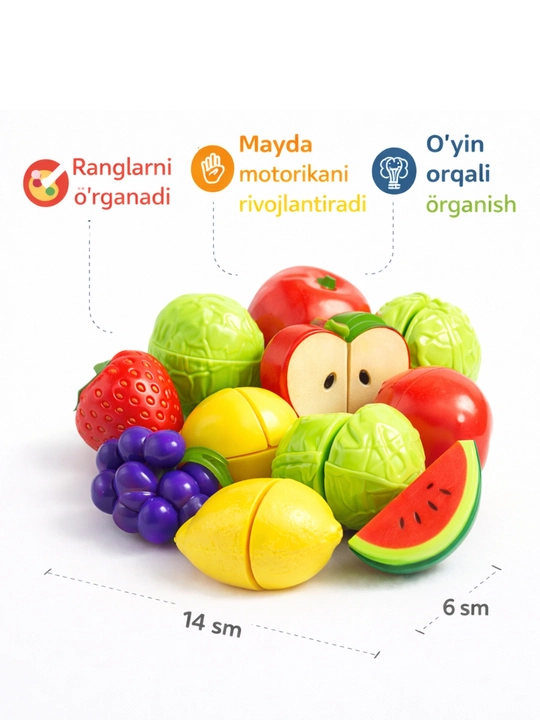 Игрушка «Корзина с фруктами» для детей