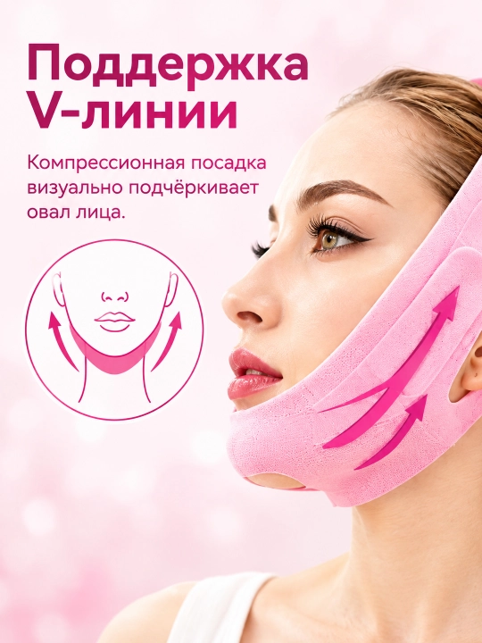 Подтягивающая и укрепляющая маска для лица, эластичная подтягивающая маска для лица