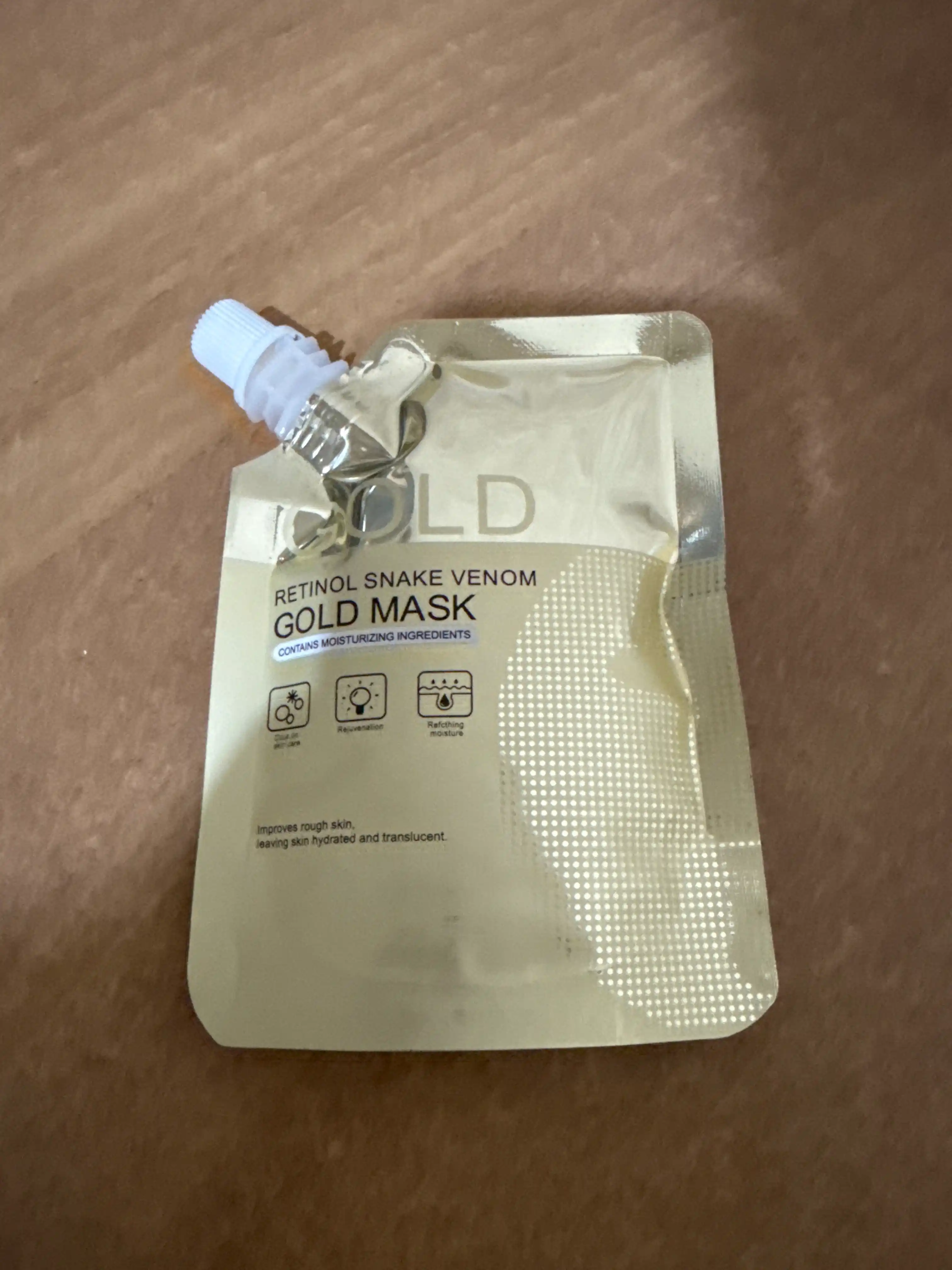 Жидкая маска для лица Gold Mask для увлажнения, омоложения и ухода за кожей лица, 100 г