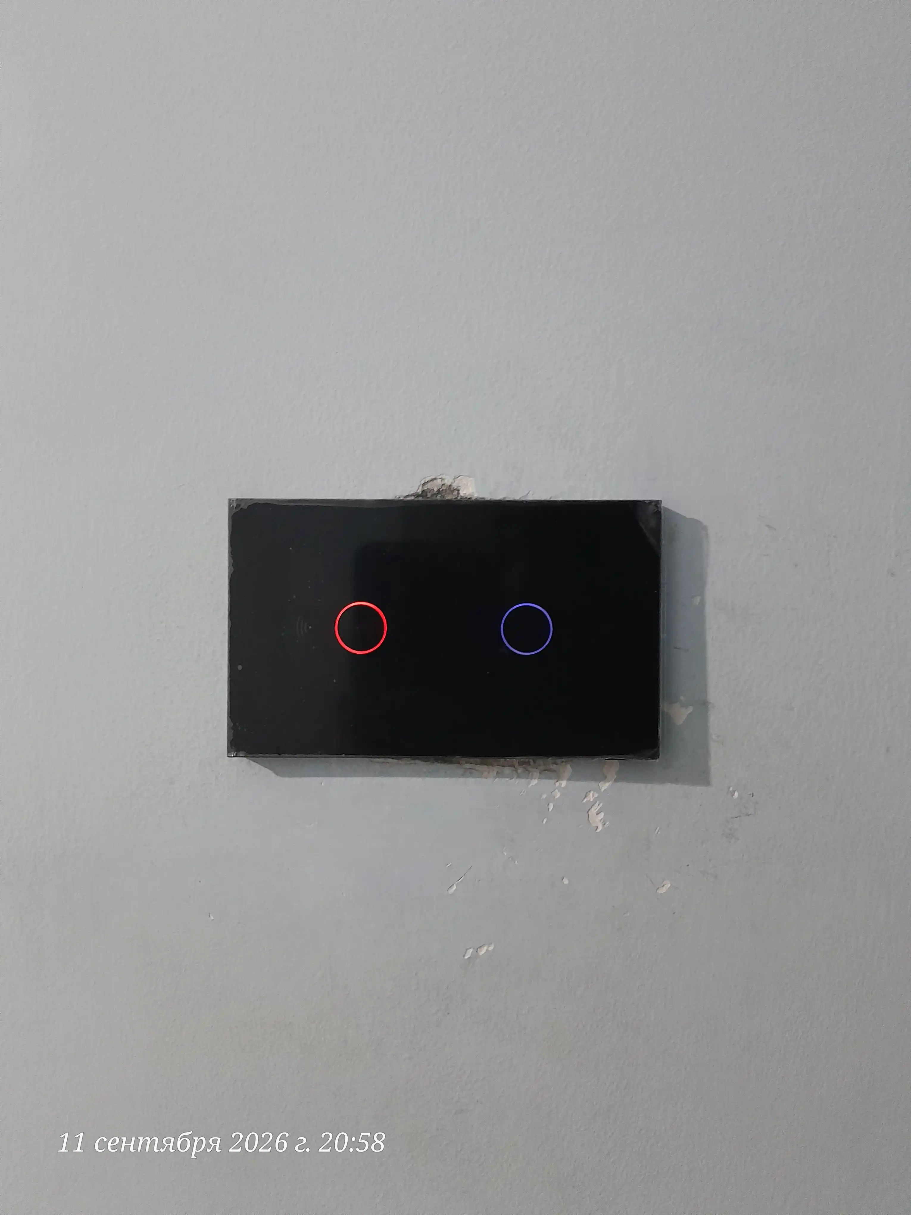 Aqlli sensorli Wi-Fi+RF 433MHz yorug‘lik kaliti, Tuya Smart Life