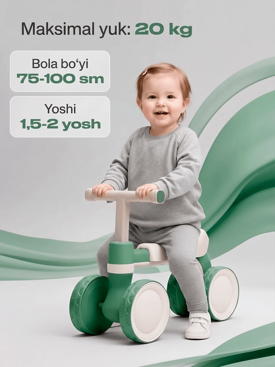 Bolalar velosipedi, 4 g'ildirakli begovel bolalar uchun