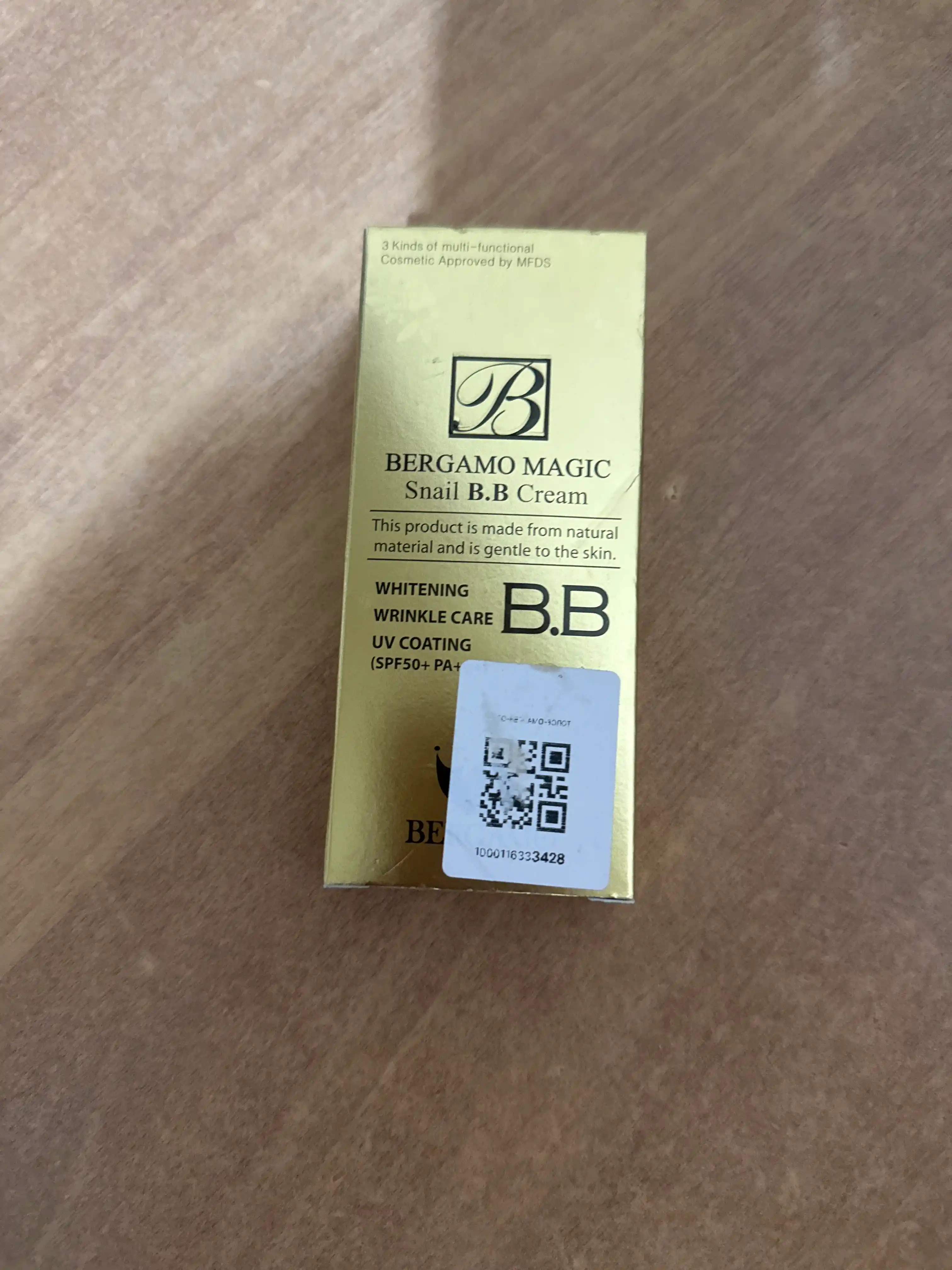 Тональный крем для лица Bergamo CROME SNAIL BB SPF50, многофункциональный отбеливающий, 50
