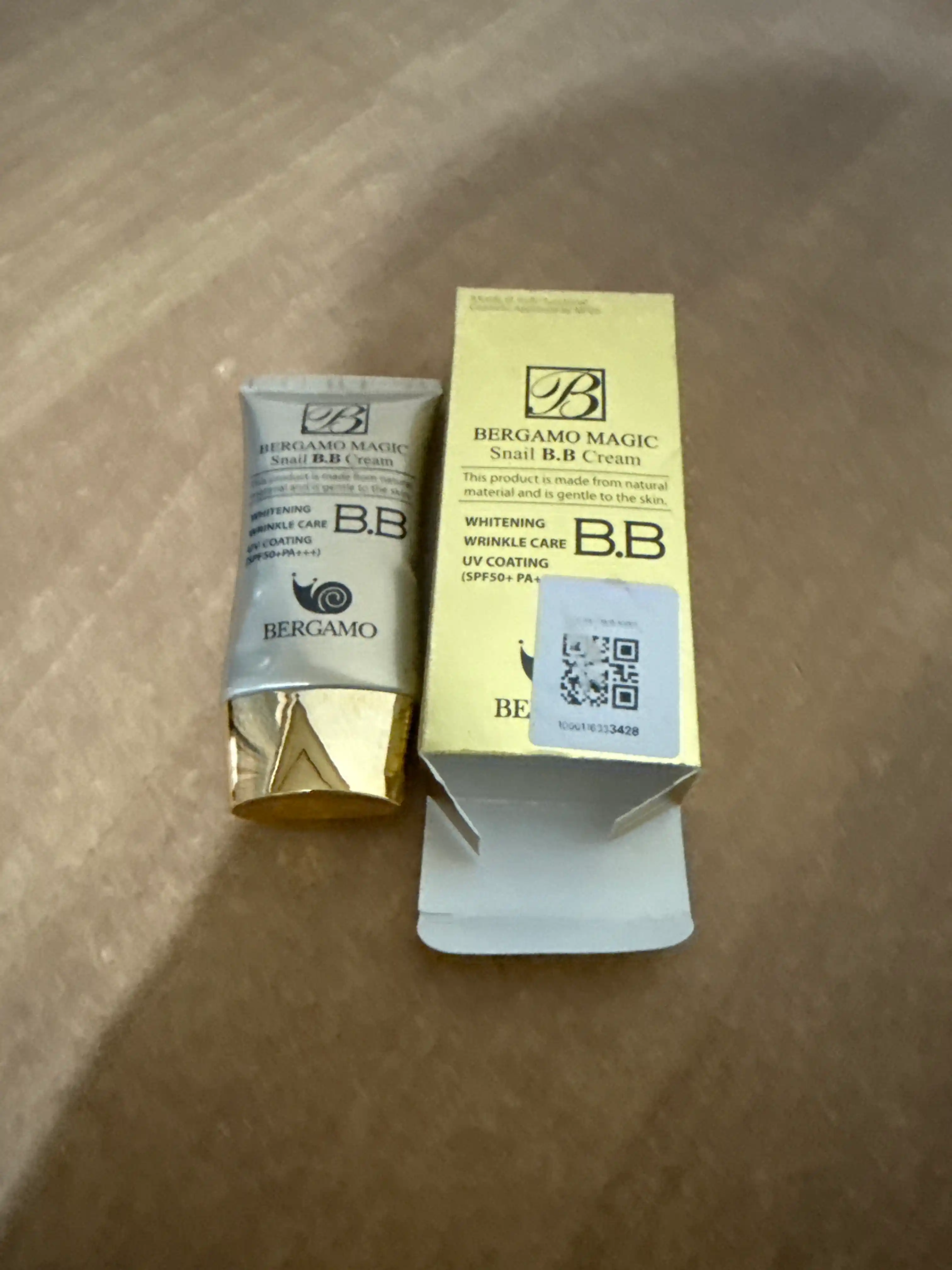 Тональный крем для лица Bergamo CROME SNAIL BB SPF50, многофункциональный отбеливающий, 50