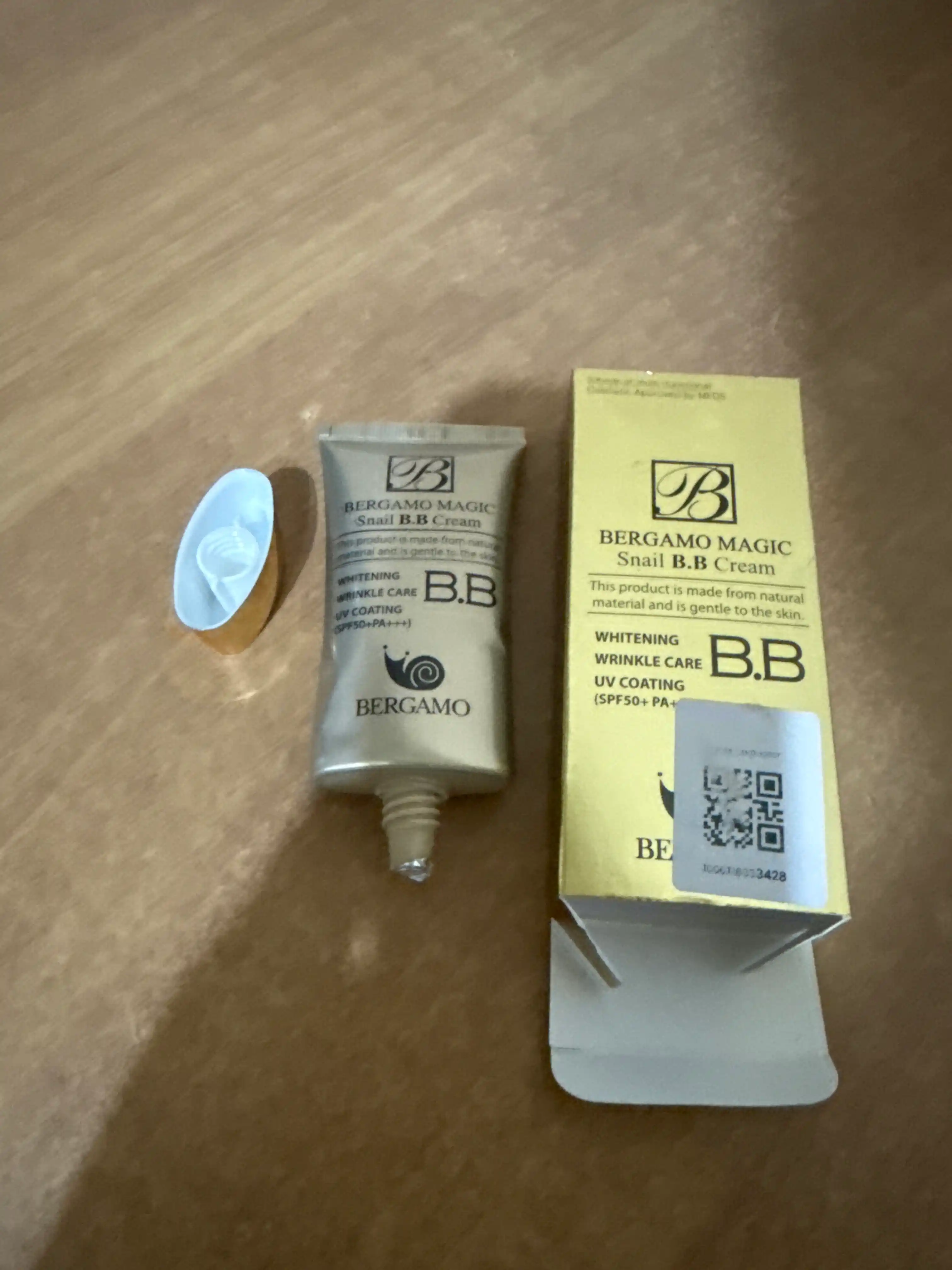Тональный крем для лица Bergamo CROME SNAIL BB SPF50, многофункциональный отбеливающий, 50