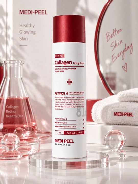 Medi-Peel Retinol Collagen Lifting Toner — retinol va kollagenli yoshartiruvchi tonik