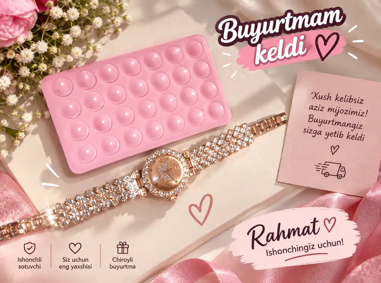 Ayollar qo‘l soati, kvars, ayollar uchun soatlar, qizlar soati