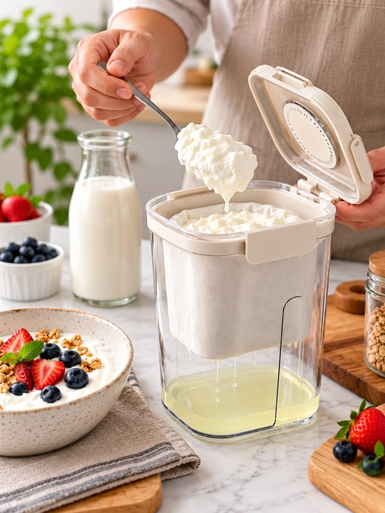 Grek yogurt tayyorlash filtri