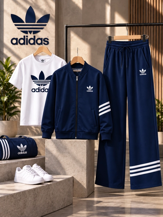 Спортивный костюм Adidas для девочек 3-ка, кофта футболка штаны, 6–14 лет