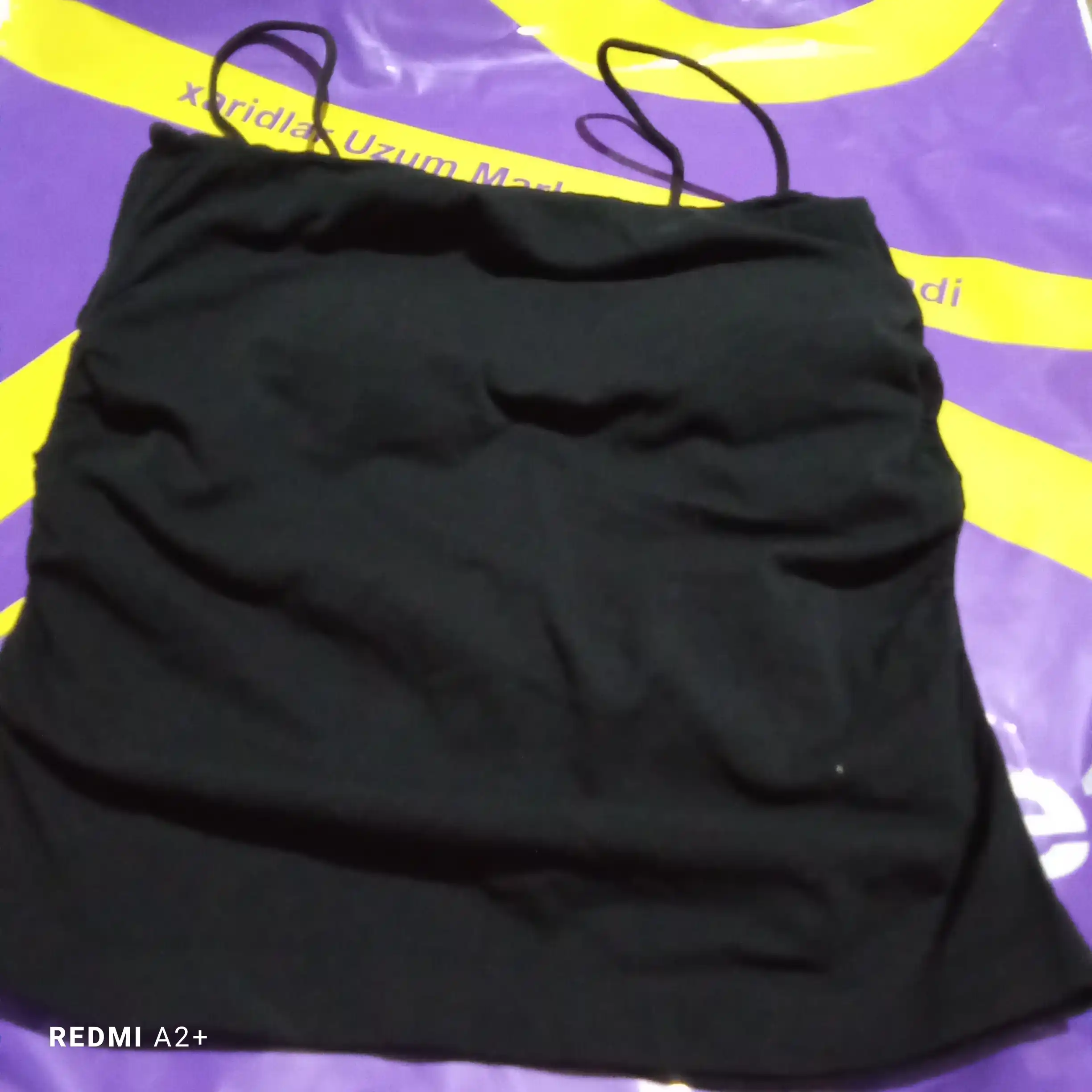 Ayollar uchun mayka top, astariga chashka tikilgan, universal o‘lchami 40-62 kg